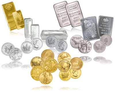 [Gold Bars & Silver Coins & Boullion]